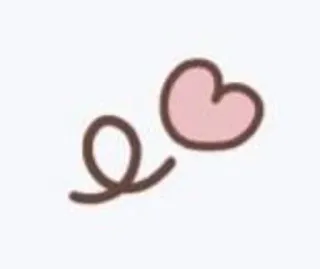 ➰ heart, love, kawaii, cute, animation telegram sticker