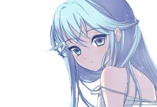 😏 Anime, Garota, Mangá, Desenho animado, Fofo, Arte telegram sticker