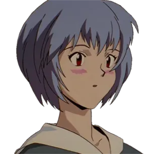 😳 Rei Ayanami Neon Genesis Evangelion Anime, Rei, Ayanami, Evangelion, Karakter, Gadis telegram sticker