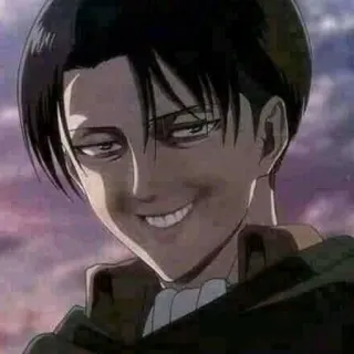 ☕️ Levi Ackerman Attack on Titan Anime, L'Attaque des Titans, Levi, Capitaine Levi, Personnage, Manga whatsapp sticker