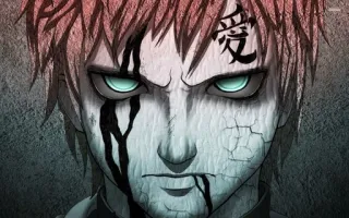 😡 Gaara Naruto 愛 anime, gaara, naruto, manga, ninja telegram sticker
