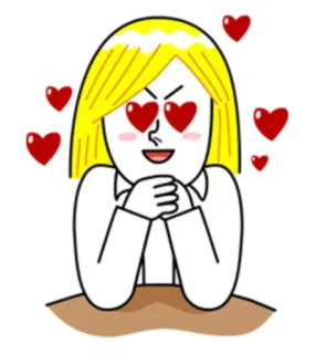 🌝 cinta, hati, romansa, kartun, kasih sayang, emoji telegram sticker