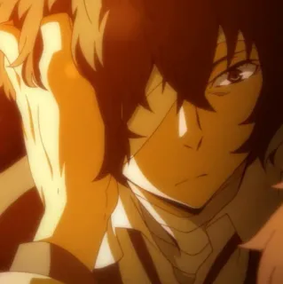 ☄ Dazai Osamu Bungo Stray Dogs Anime, Bungo Stray Dogs, Dazai Osamu, Personaje, Animación, Manga whatsapp sticker
