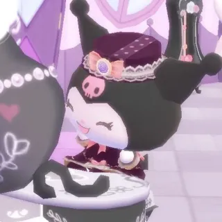 ☺️ Kuromi kuromi, sanrio, anime, słodkie, kawaii telegram sticker
