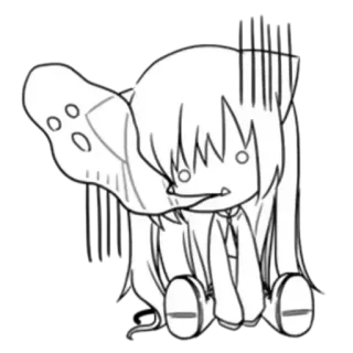 🐌 Reimu Hakurei Touhou Project telegram sticker