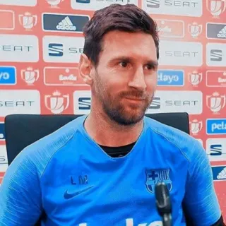 🎲 Lionel Messi ฟุตบอล, นักกีฬา, นักฟุตบอล, บาร์เซโลนา, เมสซี่ telegram sticker