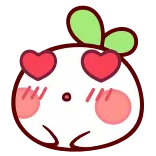 😍 cinta, imut, hati, kawaii, mata whatsapp sticker