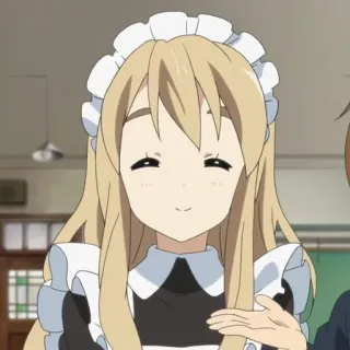 🥰 Anime, Maid, Personagem, Fofo, Mulher telegram sticker