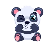 Panda Amanda telegram stickers