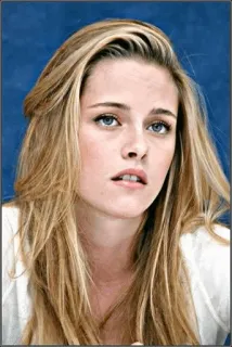 ✨ Kristen Stewart 여배우, 금발 머리, 유명인, 여자, 초상화 telegram sticker
