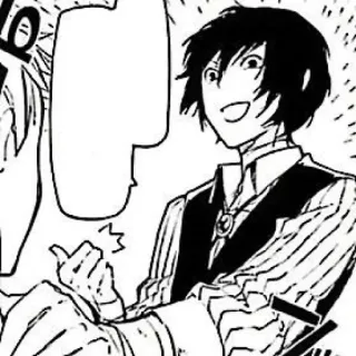 🚬 Osamu Dazai Bungou Stray Dogs anime, manga, bungou stray dogs, osamu dazai telegram sticker