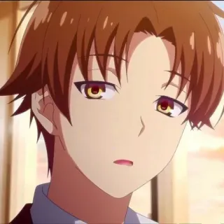 🔗 Kiyotaka Ayanokoji Classroom of the Elite Anime, Schule, Schüler, Ernst, Klassenzimmer whatsapp sticker
