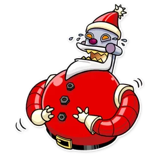 Robo Santa whatsapp stickers
