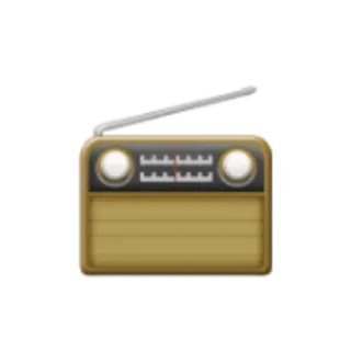 📻 Rádio, Vintage, Comunicação, Dispositivo telegram sticker