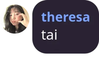 😵 theresa tai telegram sticker
