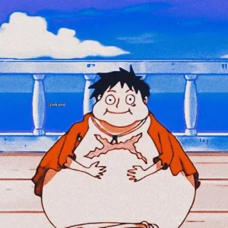 😂 Luffy One Piece Anime, One Piece, Ruffy, Lustig, Cartoon, Manga telegram sticker