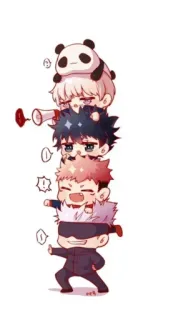 ©️ アニメ, ちび, かわいい, 漫画 whatsapp sticker