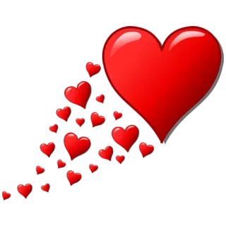 Corazones telegram stickers