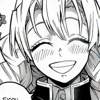 💕 Mitsuri Kanroji Demon Slayer EICOU... anime, manga, smiling, cartoon, cute telegram sticker