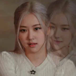 🧐 Rosé kpop, rose, певица, корейский, знаменитость, портрет, айдол telegram sticker