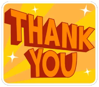 😇 THANK YOU 감사합니다, 감사, 고마움, 고맙습니다, 인사, 축하 telegram sticker