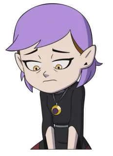 😖 Amity Blight The Owl House Amity, Blight, The Owl House, cartoon, sad telegram sticker