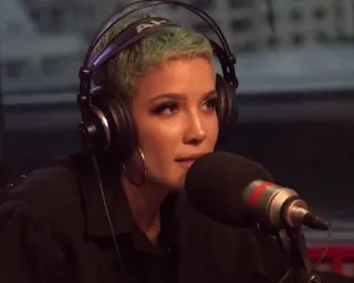 🍒 Halsey cantor, músico, celebridade, retrato whatsapp sticker