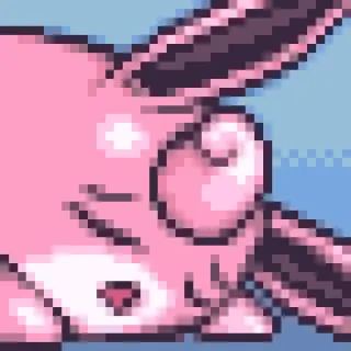 😢 Clefairy Pokemon clefairy, pokemon, fofo, kawaii, rosa telegram sticker