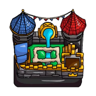 ☑ Dessin animé, Château, Jeu vidéo, Fantasy whatsapp sticker