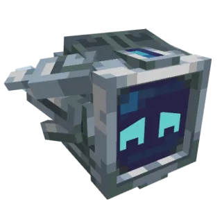 😥 Minecraft, Allay, Videogioco, Pixel art, Risorsa di gioco telegram sticker