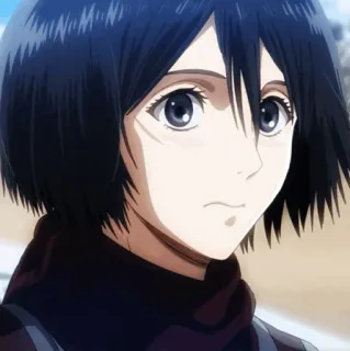 Mikasa Ackerman | @BrokenBat telegram stickers