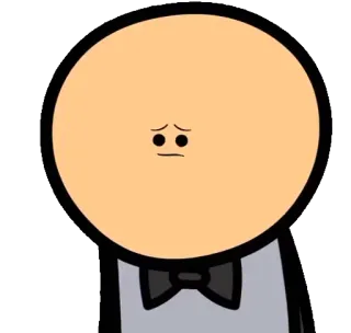😐 Cartoon, Cyanide and Happiness, Figur, Comedy, Illustration telegram sticker
