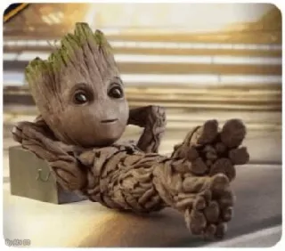 😴 Groot Guardians of the Galaxy グルート, マーベル, ガーディアンズ・オブ・ギャラクシー, ベビーグルート, かわいい, 映画キャラクター, ファンタジー telegram sticker