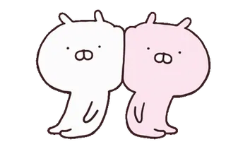 🍡 rabbit, bunny, kawaii, cute, sticker, animal telegram sticker