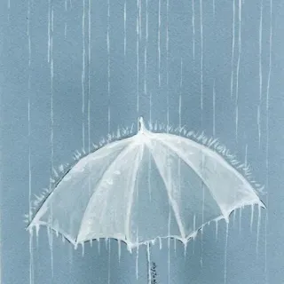 ☂️ parapluie, pluie, météo, parapluie transparent, jour de pluie whatsapp sticker