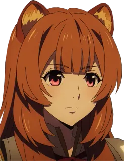 😐 Raphtalia The Rising of the Shield Hero Anime, Raphtalia, Fantasy, Charakter whatsapp sticker