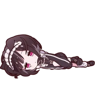 🫠 Anime, Fille, Chibi, Mignon, Servante telegram sticker