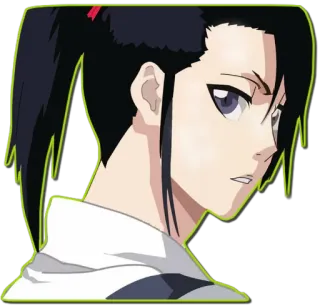 😒 Yoruichi Shihouin Bleach Anime, Yoruichi Shihouin, Bleach, Personagem feminina, Mangá whatsapp sticker