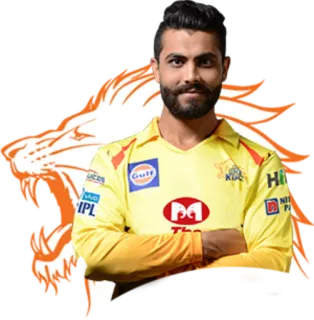 😉 Críquete, Jogador de críquete indiano, Esportes, Chennai Super Kings, Atleta, Figura esportiva telegram sticker
