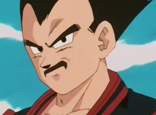 😎 Vegeta Dragon Ball Z anime, dragon ball z, vegeta, mustache, funny telegram sticker