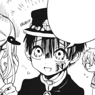 🔌 Hanako Toilet-bound Hanako-kun OKAY!? Anime, Mangá, Toilet-bound Hanako-kun, Hanako whatsapp sticker