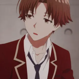 💈 Ayanokoji Kiyotaka Classroom of the Elite аниме, Classroom of the Elite, Аянокоджи Киётака, школа, персонаж telegram sticker