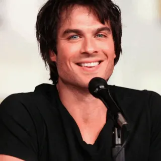 🖤 Ian Somerhalder aktor, selebriti, potret, pria, senyum telegram sticker
