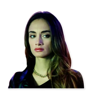 👩 mulher, retrato, pessoa, morena telegram sticker