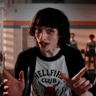 😐 Stranger Things HELLFIRE CLUB Hellfire Club, Stranger Things, Série TV, Netflix, Fanart, Personagem, TV, Clube telegram sticker