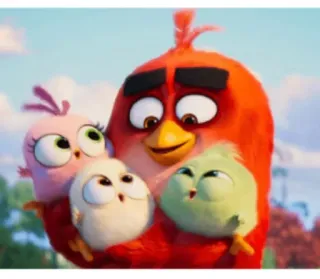 🤗 Red Angry Birds Angry Birds, Rood, Cartoon, Familie, Vogels whatsapp sticker