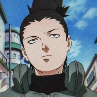 🤨 Shikamaru Nara Naruto Anime, Naruto, Shikamaru, Sticker, Personaje telegram sticker