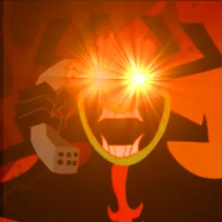 😀 Aku Samurai Jack aku, samurai jack, cartone animato, cattivo, anime, malvagio whatsapp sticker