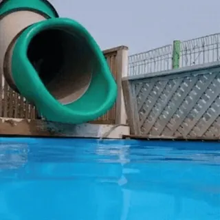 😀 tobogán, agua, piscina, parque, parque infantil telegram sticker