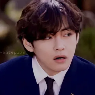 ⛓ V kpop, bts, taehyung, v, pop coréenne, chanteur telegram sticker